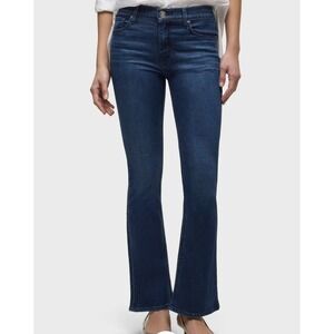 Hudson Nico Bootcut Jeans Womens 26 Mid Rise Dark Wash 29 Inseam NWT